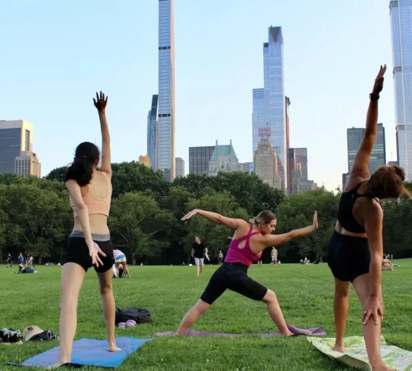 Yoga in Central Park