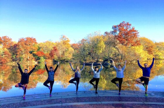 Yoga in Central Park